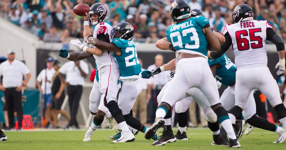 The Falcons and Panthers play an NFL Preseason game.