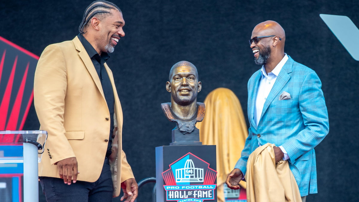 Former Carolina Panthers defensive end Julius Peppers and lifelong friend mentor and sports agent Carl Carey