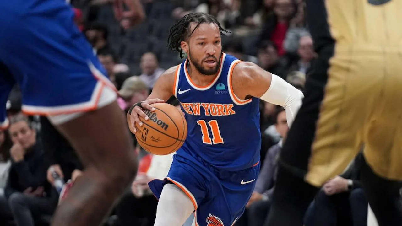 Jalen Brunson playing for the New York Knicks.